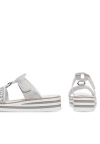 Rieker Klapki V02M6-40 Szary. Kolor: szary. Materiał: skóra, syntetyk #5