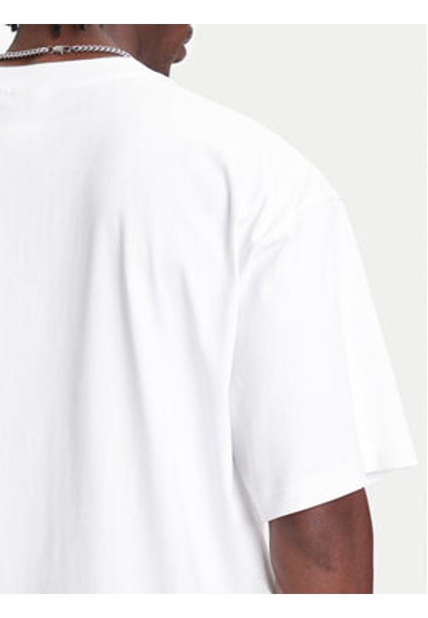 Adidas - adidas T-Shirt Wabash JW0158 Biały Oversize. Kolor: biały. Materiał: bawełna