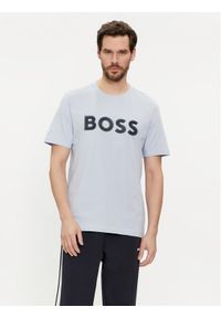 BOSS - Boss T-Shirt 50512866 Niebieski Regular Fit. Kolor: niebieski. Materiał: bawełna