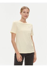 Calvin Klein Jeans T-Shirt J20J223226 Żółty Regular Fit. Kolor: żółty. Materiał: bawełna #1