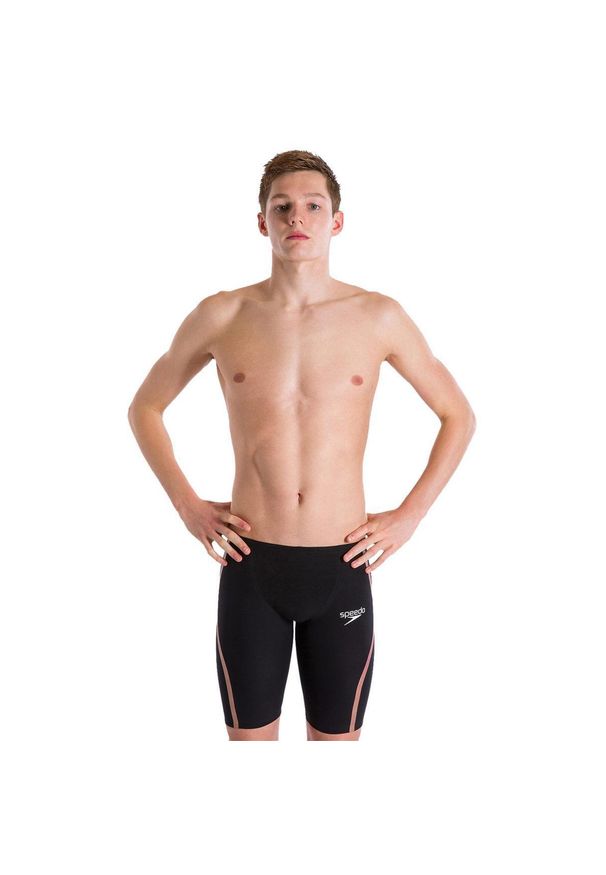 Strój startowy męski Speedo Lzr Intent Jammer. Kolor: czarny, wielokolorowy, żółty