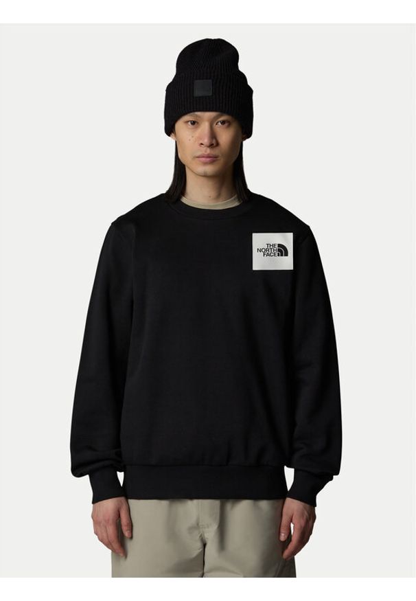 The North Face Bluza Fine NF0A89EV Czarny Regular Fit. Kolor: czarny. Materiał: syntetyk, bawełna