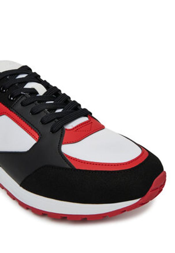 Hugo - HUGO Sneakersy Icelin 50536568 Kolorowy. Materiał: skóra. Wzór: kolorowy