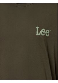 Lee Longsleeve Wobbly 112355592 Zielony Regular Fit. Kolor: zielony. Materiał: bawełna. Długość rękawa: długi rękaw