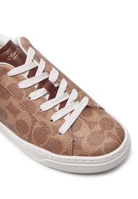 Coach Sneakersy High Line CW970 Brązowy. Kolor: brązowy. Materiał: skóra