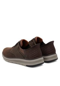 skechers - Skechers Sneakersy Orell-Yates 205249/COC Brązowy. Kolor: brązowy. Materiał: skóra #5