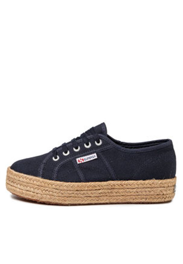 Superga Espadryle 2730 Cotropew S00CF20 Granatowy. Kolor: niebieski. Materiał: materiał