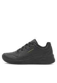 skechers - Skechers Sneakersy 8750063 BBK Czarny. Kolor: czarny. Materiał: skóra