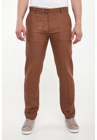 Liu Jo - Spodnie męskie lniane LIU JO. Materiał: len #3