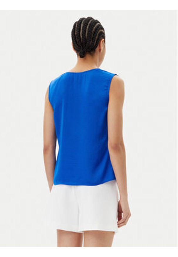 Morgan Top 251-OJOIE Niebieski Regular Fit. Kolor: niebieski. Materiał: syntetyk