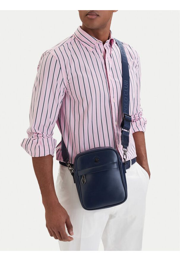 Beverly Hills Polo Club Saszetka CWBEO-BHPC-L-018-07 Granatowy. Kolor: niebieski. Materiał: materiał