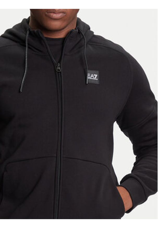 EA7 Emporio Armani Dres 7M000914 AF10377 UC001 Czarny Modern Fit. Kolor: czarny. Materiał: bawełna