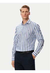 TOMMY HILFIGER - Tommy Hilfiger Koszula MW0MW43757 Niebieski Regular Fit. Kolor: niebieski. Materiał: bawełna #1