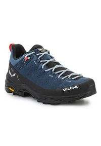 Buty trekkingowe damskie Salewa Alp Trainer 2. Zapięcie: sznurówki. Kolor: niebieski. Materiał: guma, materiał, syntetyk. Szerokość cholewki: normalna