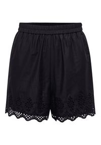 only - ONLY Szorty materiałowe Lou 15313167 Czarny Loose Fit. Kolor: czarny. Materiał: bawełna #3