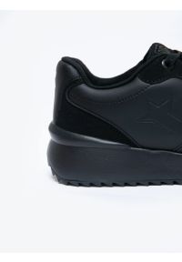 Big-Star - Sneakersy męskie czarne MM174133 906. Okazja: na co dzień. Wysokość cholewki: przed kostkę. Kolor: czarny. Materiał: jeans, dresówka, materiał. Szerokość cholewki: normalna. Sport: fitness #4