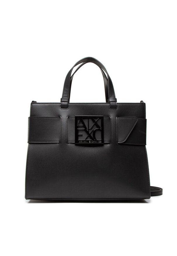 Armani Exchange Torebka 942689 0A874 00020 Czarny. Kolor: czarny. Materiał: skórzane