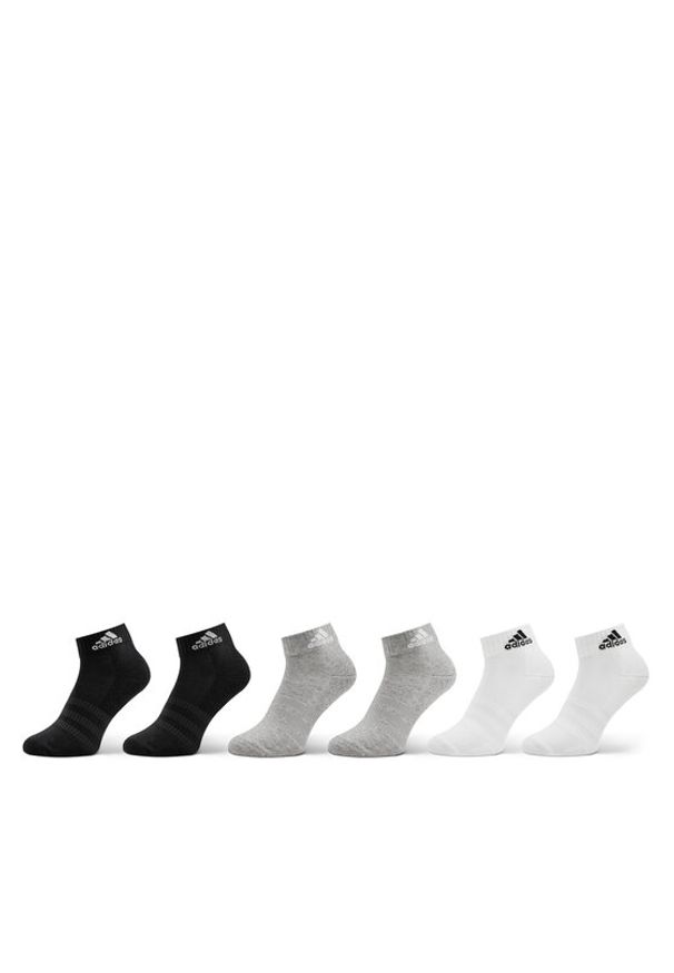 Adidas - adidas Skarpety Niskie Unisex Cushioned Sportswear Ankle Socks 6 Pairs IC1292 Szary. Kolor: szary. Materiał: syntetyk