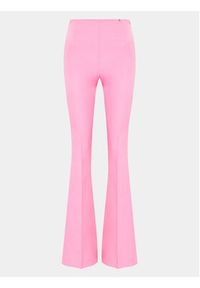 Nissa Spodnie materiałowe P13934 Różowy Regular Fit. Kolor: różowy. Materiał: materiał, syntetyk