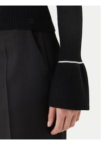 Hugo - HUGO Sweter Samur 50554077 Czarny Slim Fit. Kolor: czarny. Materiał: wiskoza #2