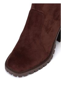 Nine West Botki WFA2947-1 Brązowy. Kolor: brązowy. Materiał: materiał #5