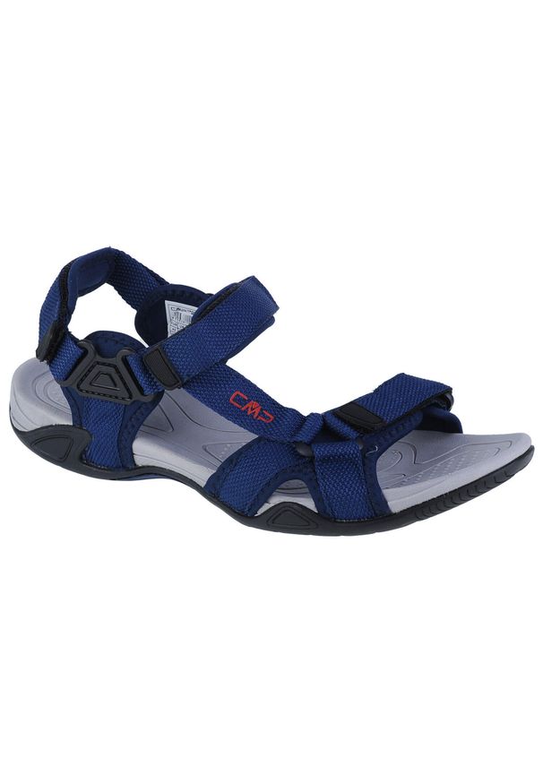 Sandały męskie, CMP Hamal Hiking Sandal. Zapięcie: rzepy. Kolor: wielokolorowy, niebieski, czarny. Materiał: materiał, syntetyk, tkanina. Sport: turystyka piesza