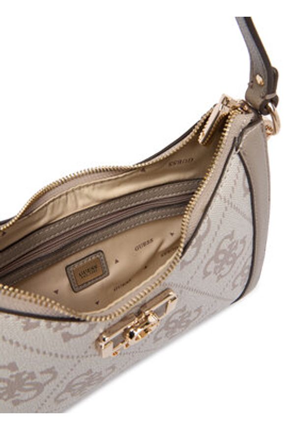 Guess Torebka Karnilla HWOS99 01180 Beżowy. Kolor: beżowy. Materiał: skórzane