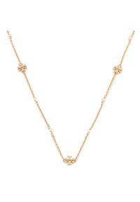 Tory Burch Naszyjnik Kira Pearl Delicate Necklace 136782 Złoty. Materiał: metalowe. Kolor: złoty #3