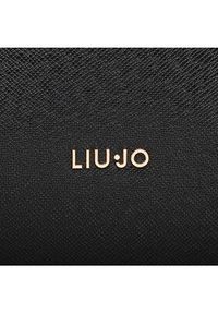 Liu Jo Torebka M Satchel Double AXX010 E0087 Czarny. Kolor: czarny. Materiał: skórzane
