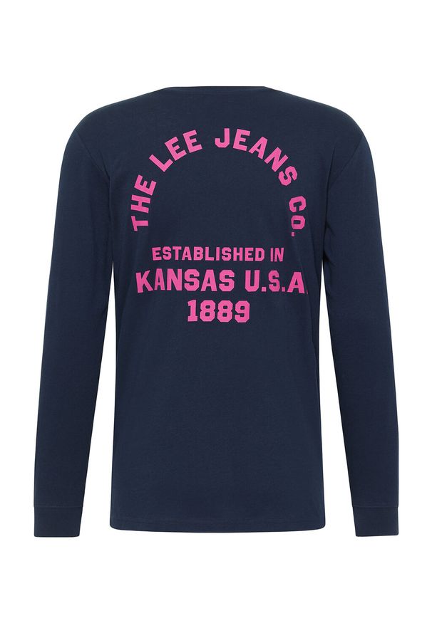 Lee - LEE RELAXED LONGSLEEVE TEE MĘSKA KOSZULKA Z DŁUGIM RĘKAWEM EMPEROR 112341754 LL94015537. Długość rękawa: długi rękaw. Długość: długie