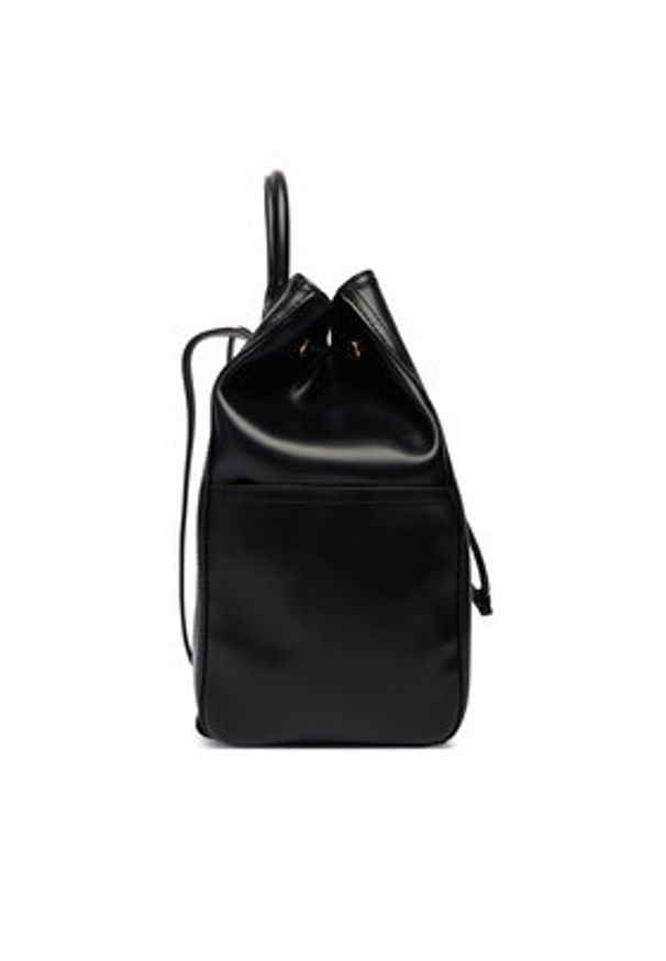 Calvin Klein Plecak Ck Drawstring Backpack LV04F3329G Czarny. Kolor: czarny. Materiał: skóra