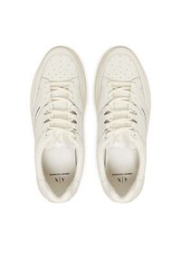 Armani Exchange Sneakersy XUX260 XV954 00894 Écru. Materiał: skóra #4