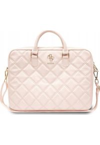 Torba Guess Guess Quilted 4G Computer Bag - Torba na notebooka 15" / 16" (różowy). Kolor: różowy #1