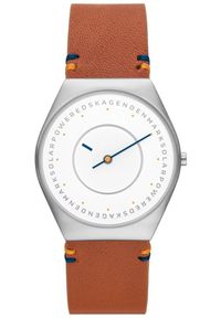 Skagen - SKAGEN ZEGAREK GRENEN SOLAR SKW6872. Materiał: skóra