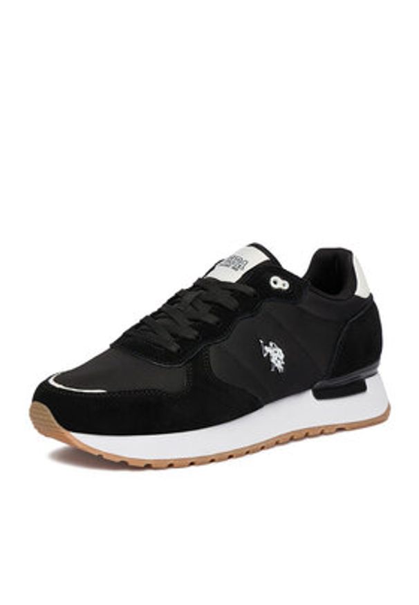 U.S. Polo Assn. Sneakersy EO-SMYTH001M/6TS1 Czarny. Kolor: czarny. Materiał: materiał