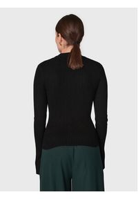 Gina Tricot Sweter Hedvig 18207 Czarny Slim Fit. Kolor: czarny. Materiał: syntetyk #4