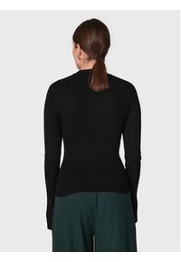 Gina Tricot Sweter Hedvig 18207 Czarny Slim Fit. Kolor: czarny. Materiał: syntetyk