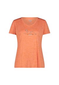 Koszulka damska CMP. Kolor: pomarańczowy. Sezon: lato #1
