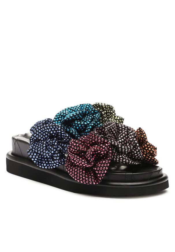 Klapki Kurt Geiger 225-Orson Bloom 9990109209 Blk/Other. Kolor: czarny