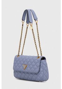Guess torebka kolor fioletowy. Kolor: fioletowy. Materiał: pikowane. Rodzaj torebki: na ramię #7