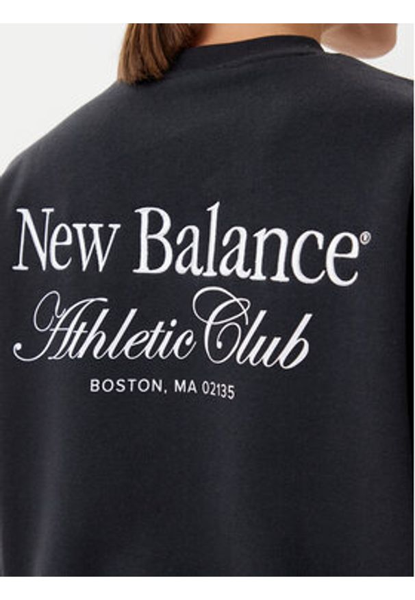 New Balance Bluza WT51949 Czarny Oversize. Kolor: czarny. Materiał: bawełna