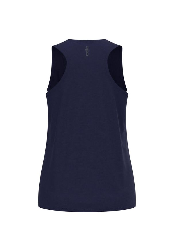 Koszulka bez rękawów damska Odlo ZEROWEIGHT CHILL-TEC Tank crew neck. Kolor: niebieski. Długość rękawa: bez rękawów