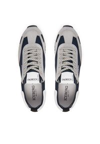 Iceberg Sneakersy Fondo IU185302 Granatowy. Kolor: niebieski. Materiał: materiał #6