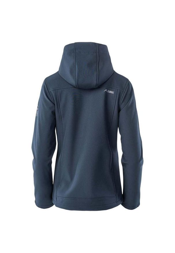 Elbrus - Kurtka Softshellowa Damska Melba II. Kolor: niebieski. Materiał: softshell. Sport: turystyka piesza