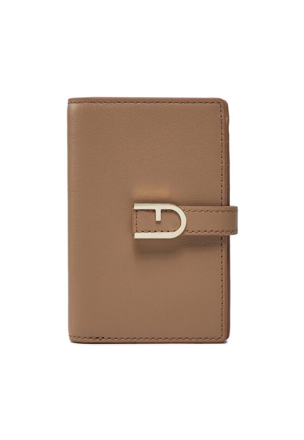Furla Duży Portfel Damski Flow S Compact Wallet WP00401-BX2045-1257S-1007 Beżowy. Kolor: beżowy. Materiał: skóra