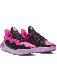 Buty halowe Under Armour CURRY 11 Girl Dad. Kolor: fioletowy, wielokolorowy, różowy. Sport: koszykówka