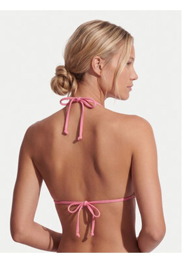 Roxy Góra od bikini Tiki Tri ERJX305732 Zielony. Kolor: zielony. Materiał: syntetyk
