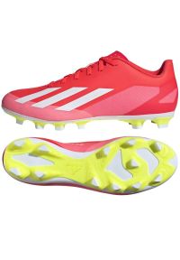 Adidas - Buty piłkarskie adidas X Crazyfast Club IG0616 czerwone. Zapięcie: sznurówki. Kolor: czerwony. Materiał: syntetyk, guma. Sport: piłka nożna #3