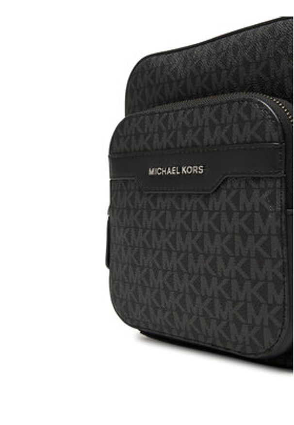 MICHAEL Michael Kors Saszetka Hudson 33T5LHDM0B Czarny. Kolor: czarny. Materiał: skóra
