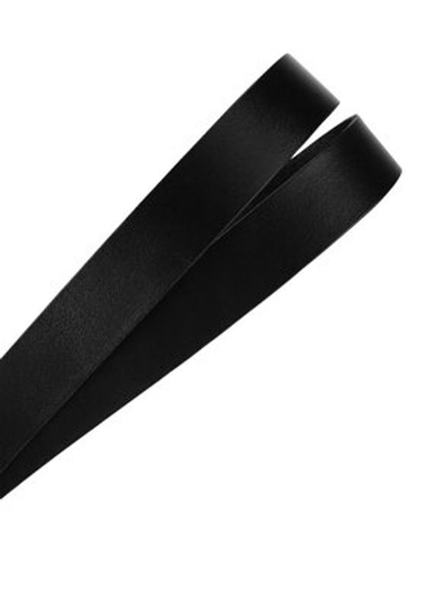 Gino Rossi Pasek Damski BLYL24001-3 SLV Czarny. Kolor: czarny. Materiał: skóra